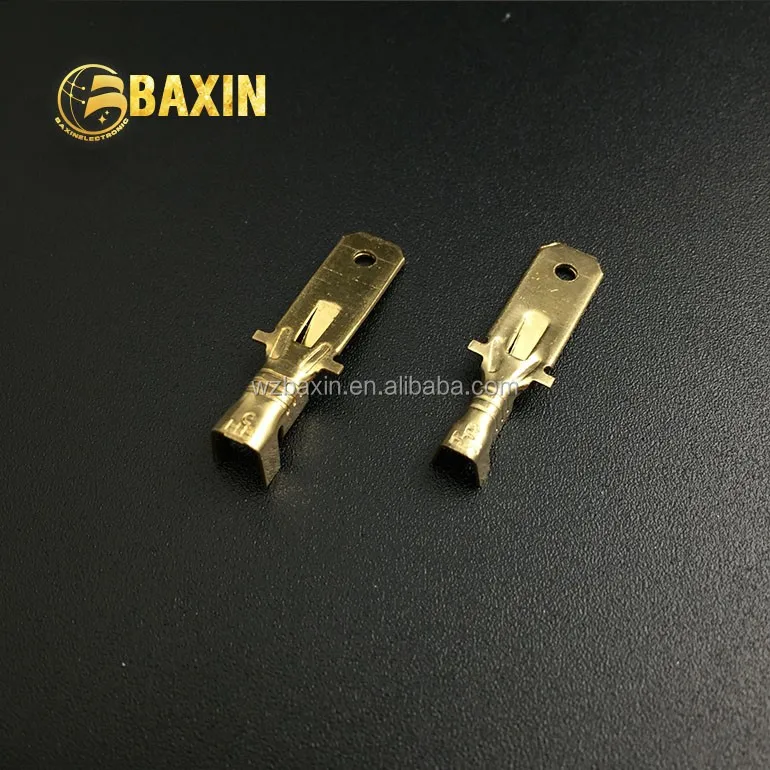 DJ611-6.3A/B/C латунь цвет мужской tab терминал 250/6 образования легкой пены. 3 tab терминал