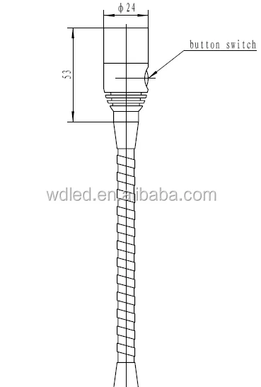 Map Light Chart Light Gooseneck 12 volt fixture white Color 3 Watt LED for Car, Truck, Boat, RV and Aircraft applications