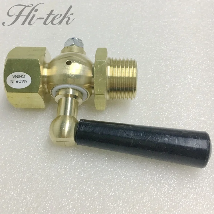 1/4 3/8 1/2 G BSPT NPT Hex Shoulder Brass Pressure Gauge Cock