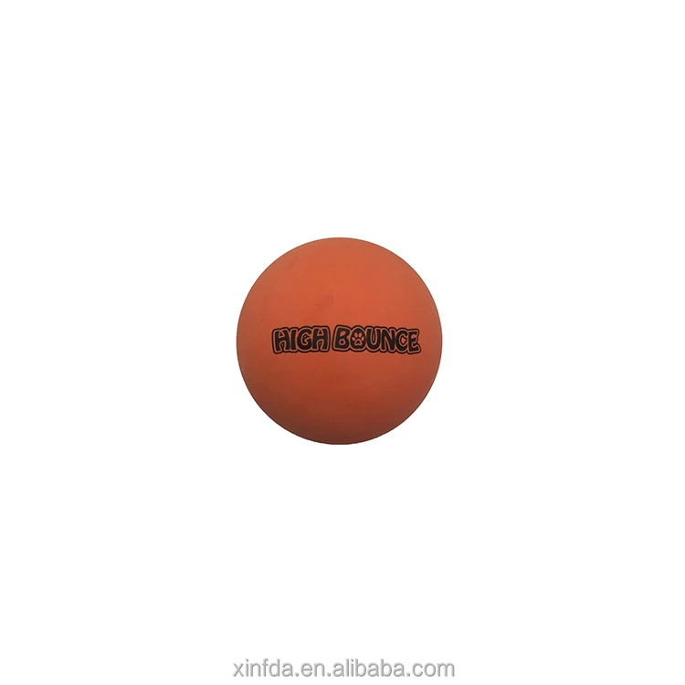 Hot Sale Colorful 50mm 60mm Customized Brand High Bouncing Rubber Toy Ball