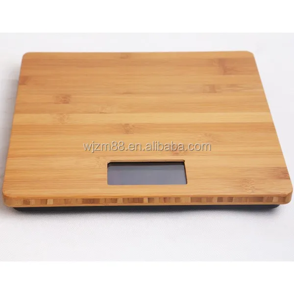 wholesale Electronic bamboo bathroom weight scale, wooden Digital Bathroom Scales