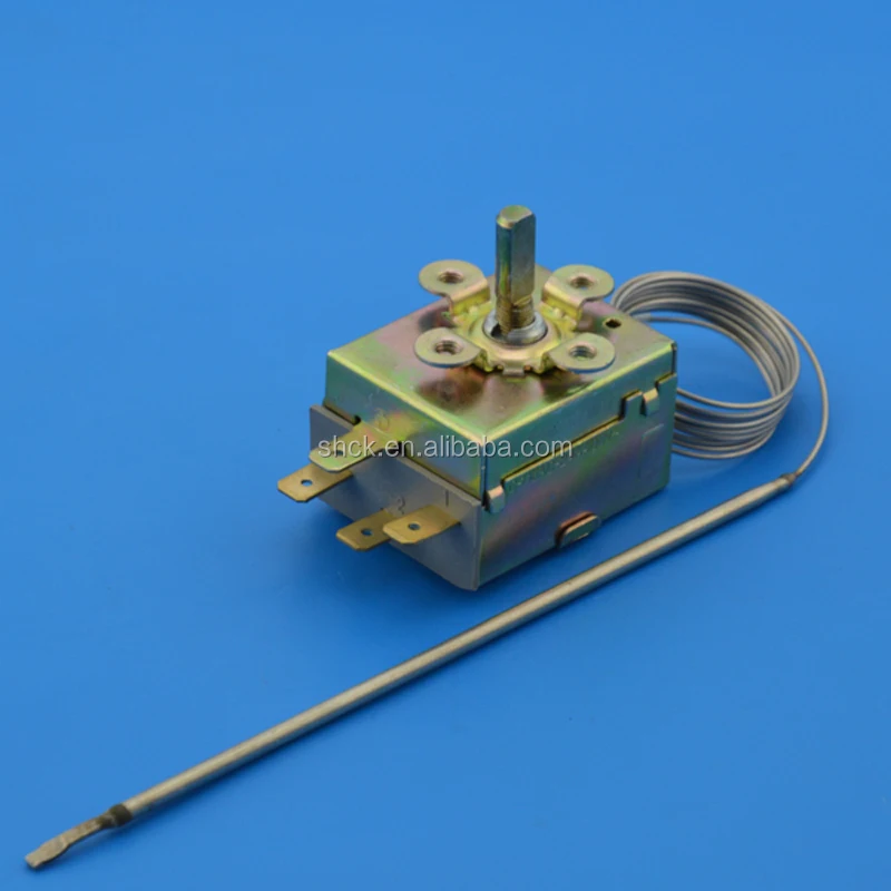 Electric oven capillary thermostat