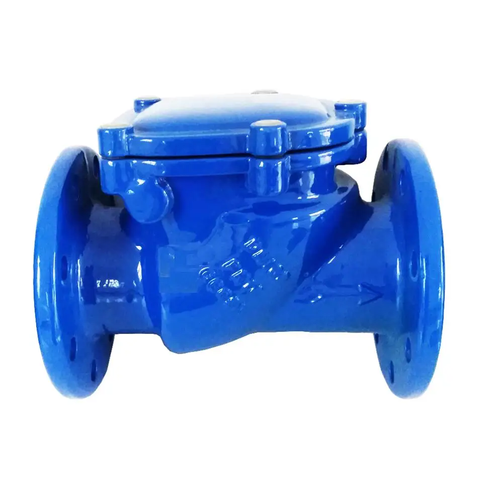 Поворотный Фланцевый резиновый запорный клапан для отстойного насоса