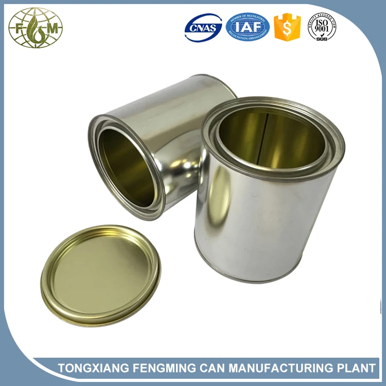Tin Metal Type and Paint, oil, chemical, ink,solvent, thinner Use Paint can packaging