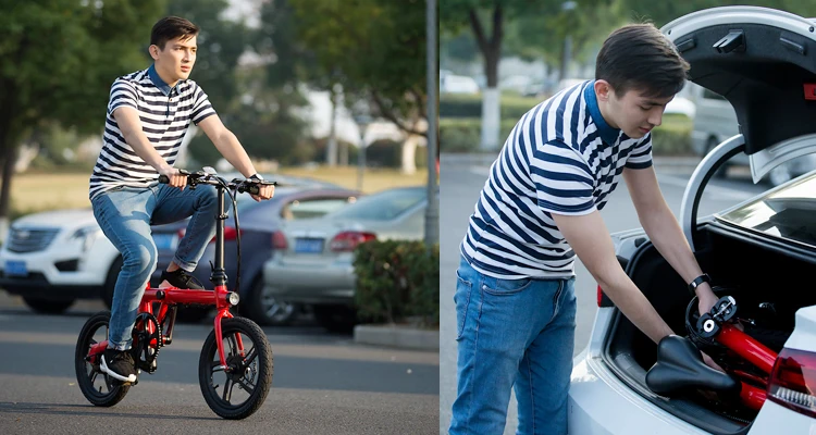 Light weight 5 PAS 36V 250W E Smart Electric  Cycle Bike