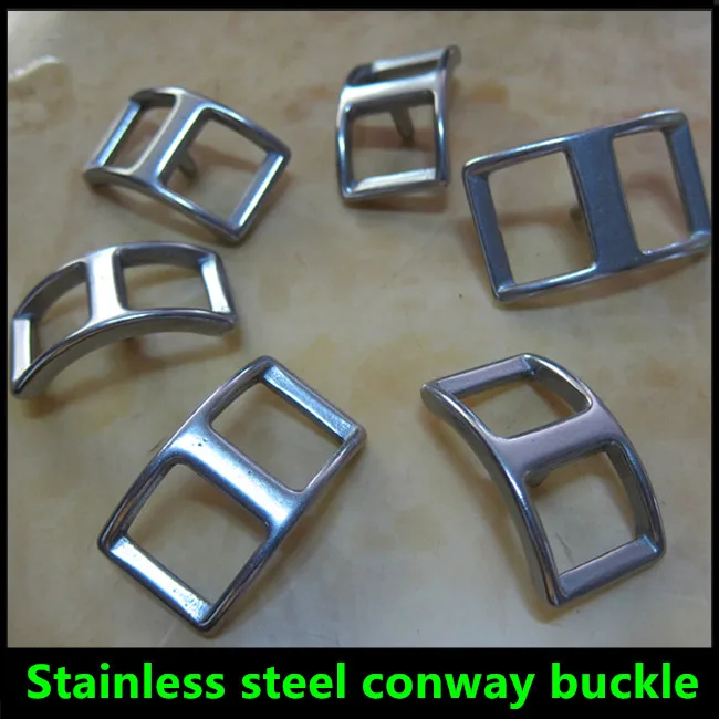 stainless steel conway buckle saddle hardware