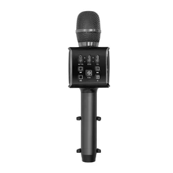 Wireless Bluetooths Karaoke Microphone With Bracket Microphone Available For Meeting Speech KTV Singing Wireless Recording Micro