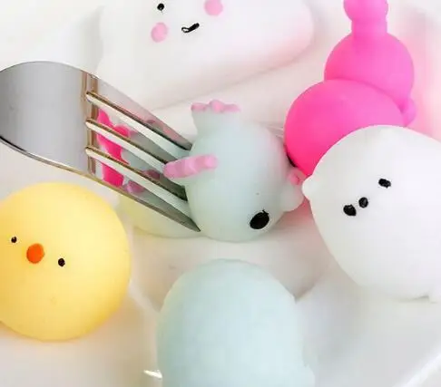 Mskwee Educational Diverse Kawaii Mini Mochi Animal Shape Child Toy Decorative Soft Toy For Anti-Stress
