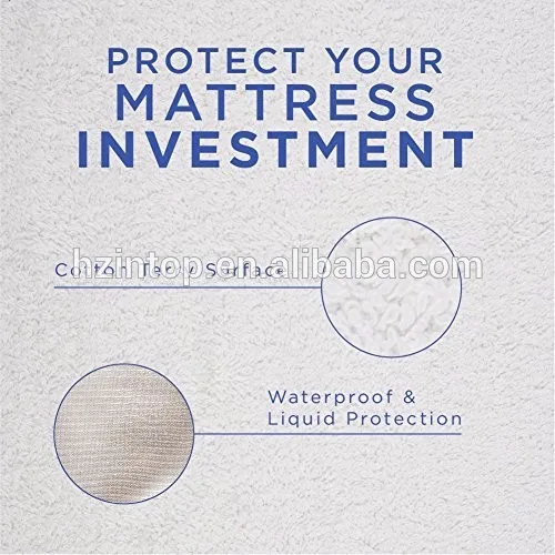 Top I allergens 100%  Waterproof fabrics Machine Washable bed sheet  Mattress Protector