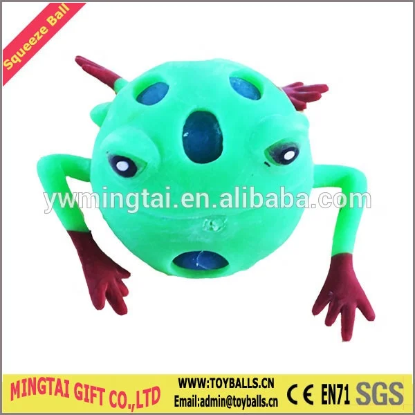 Frog Squeeze Mesh Ball Squishy Frog TPR Soft Toy