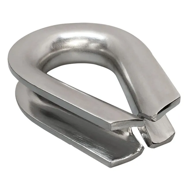 Italy type stainless 316 marine rope cable custom thimbles