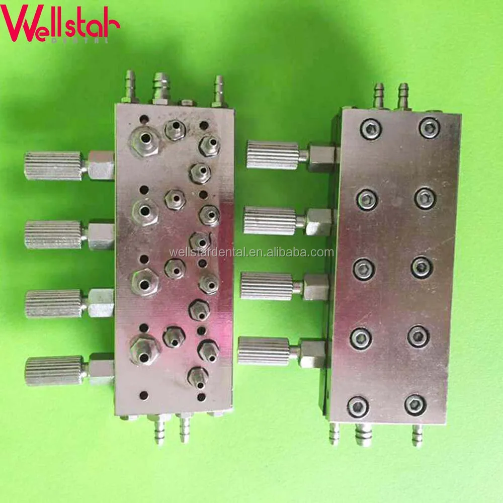 Wholesale Manufacturer dental material dental unit chair spare parts of 4 in 1 valve