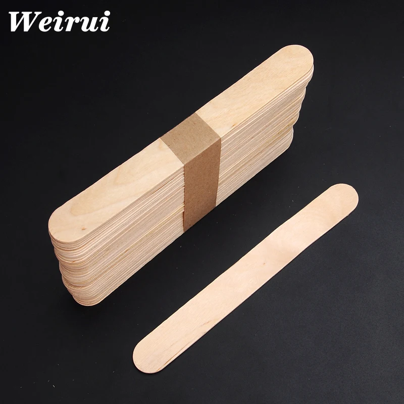 Wooden ice cream bar ice cream stick tongue depressor school children educational toys handmade materials