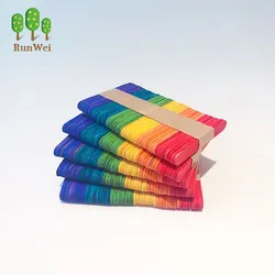 Wooden Craft Dowel Rods Unifished Round Hardwood Wooden Craft Sticks for DIY