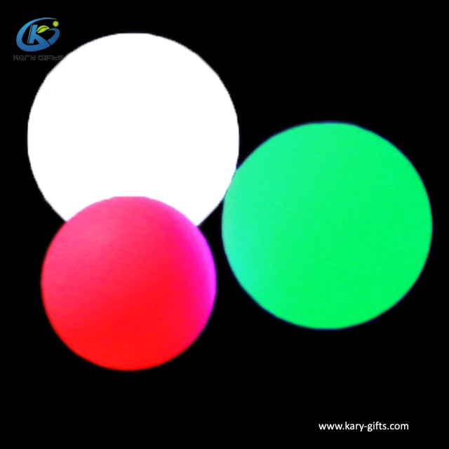 Outdoor waterproof floating light up ball led illuminated toy ball