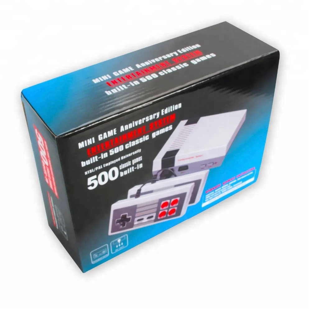 Wholesale 8 Bit  Retro Video Game Console Built In 500 Different Classic Games AV output Mini Game Station