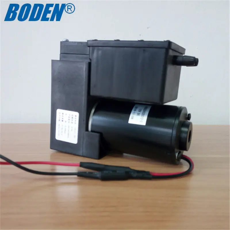 75kpa 15L/min Medical Lab Beauty Equipment 12V 24V DC Piston Air Vacuum Pump