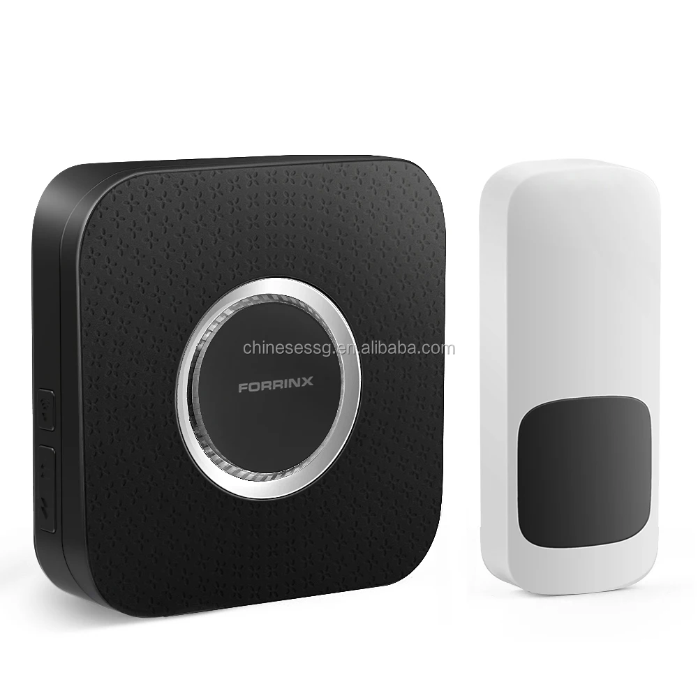Forrinx 433MHz CE ROHS Approval High-end Wireless waterproof ding dong Doorbell for Apartments