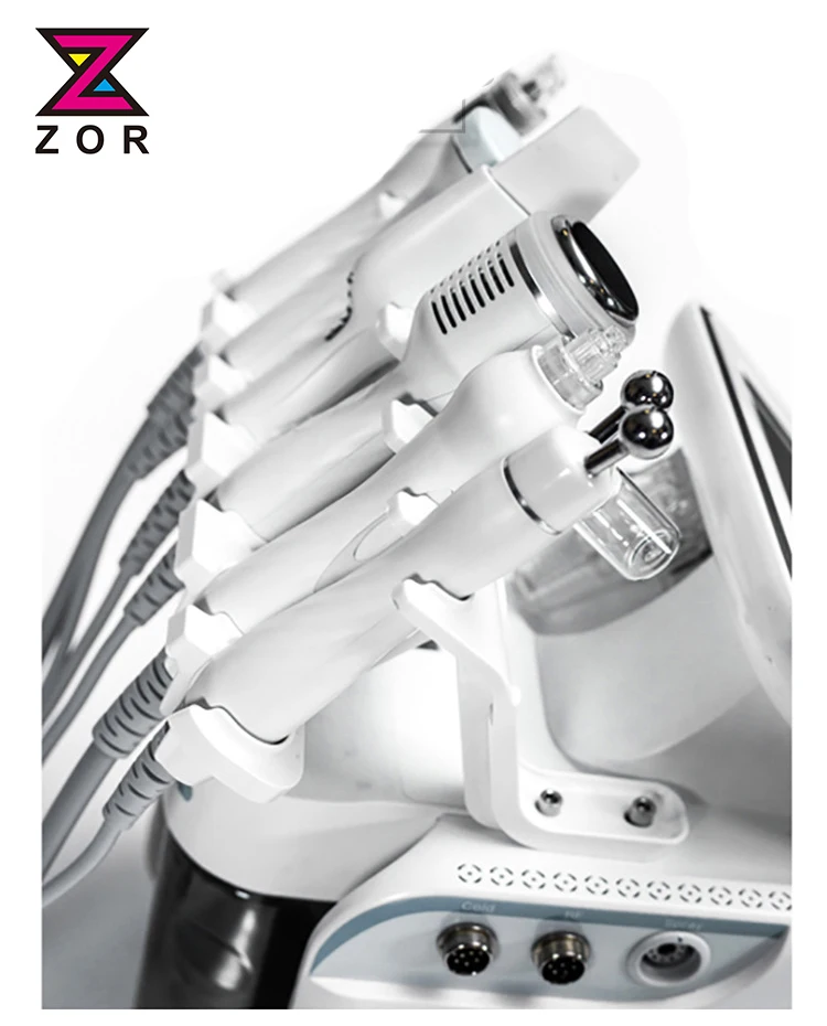 Korea newest 6 in 1 aqua galvanic high frequency facial lift machine