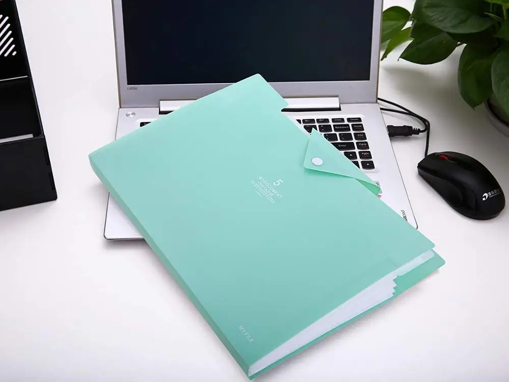 Office File Folders with 8 Pockets Letter Size Expanding Accordion Document Paper File Organizer