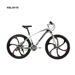 26 Inch Mountain Bike 21 Speed Double Disc Brakes Bike Carbon Steel Frame Men And Women Students Bicycle