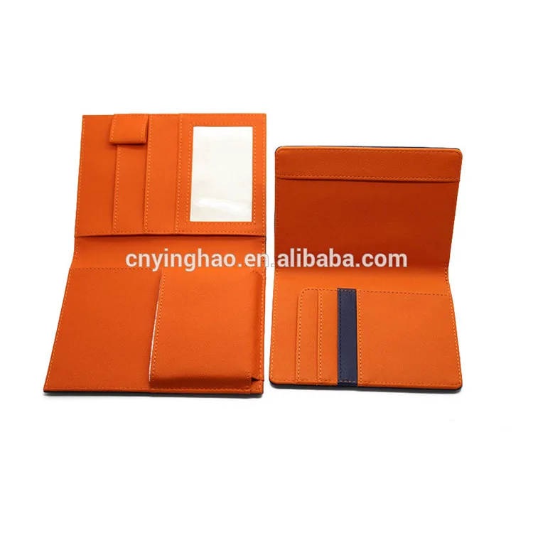 Кожаная обложка для паспорта США держатель удостоверения личности кошелек Дорожный Чехол кредитных