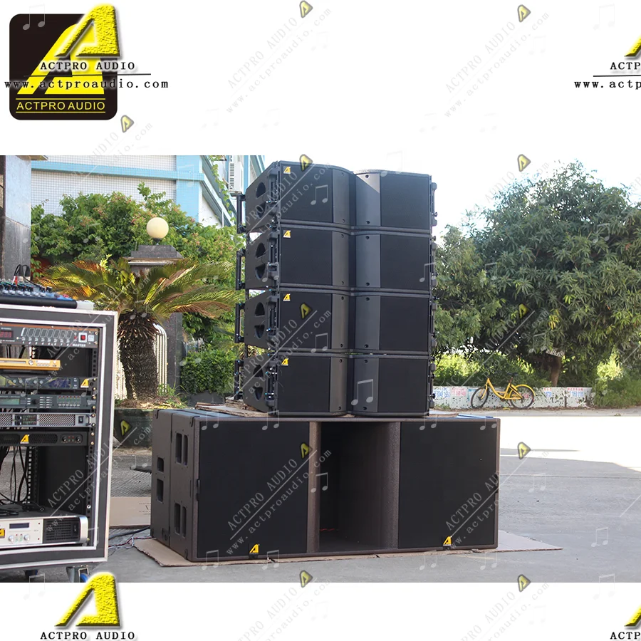 professional audio speakers KR208 KS28 subwoofer KR208 Mini line array Speaker