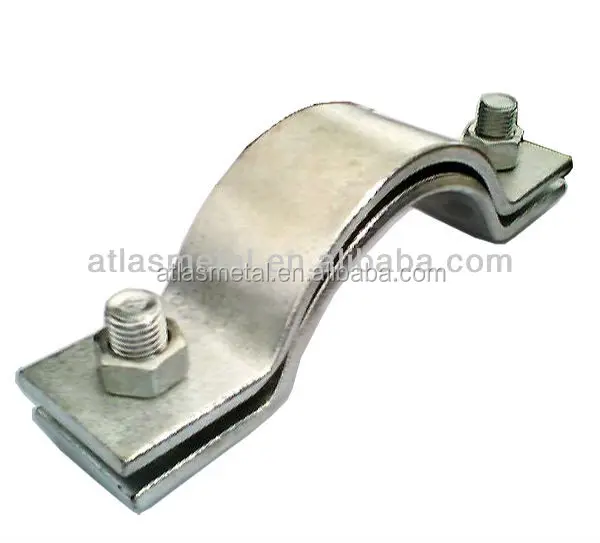 Special size conduit clamp hot dip galvanized saddle clamp