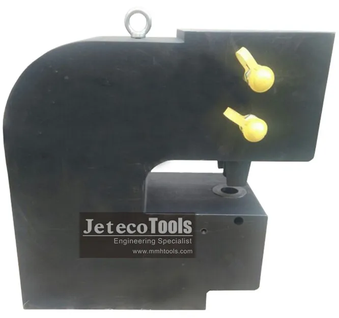Heavy duty hydraulic punch CH-100 hydraulic hole puncher machine for punching in angle steel plate, Yuhuan Jeteco Tools brand