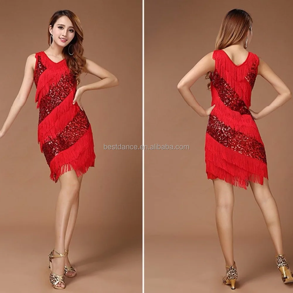 BestDance New Latin salsa tango rumba Cha cha Ballroom Dance Dress Outfit Fancy Dress Skirts