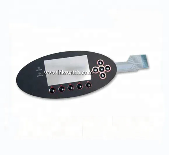 Hot sale! new High quality Custom PET/PC embossed metal dome button IP65 waterproof LED membrane switch membrane keypad