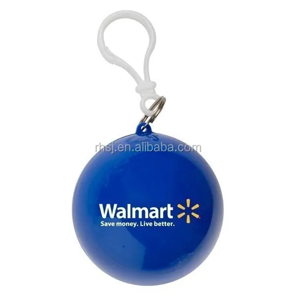 Рекламный одноразовый Подарочный дождевик из полиэтилена