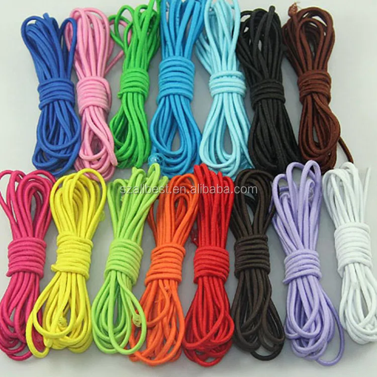 3mm green bungee string/bungee cord/elastic string