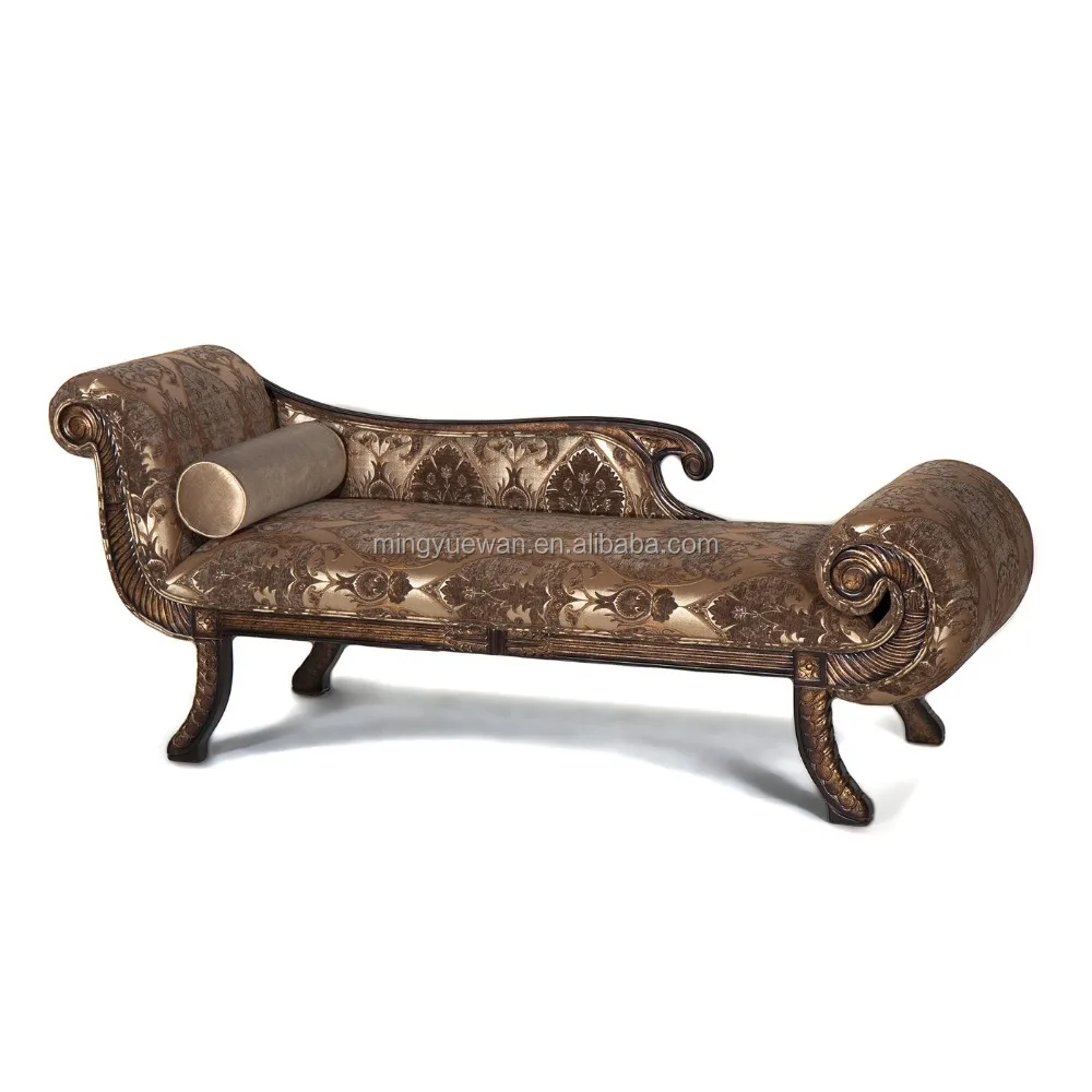 Hotel Furniture Supply Velvet Bedroom Chaise Lounge Direct Furniture Factory