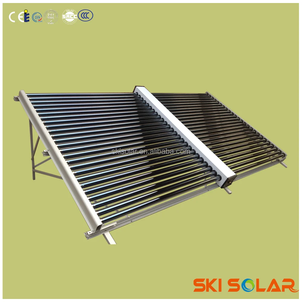 
two sides open vacuum tube solar collector 