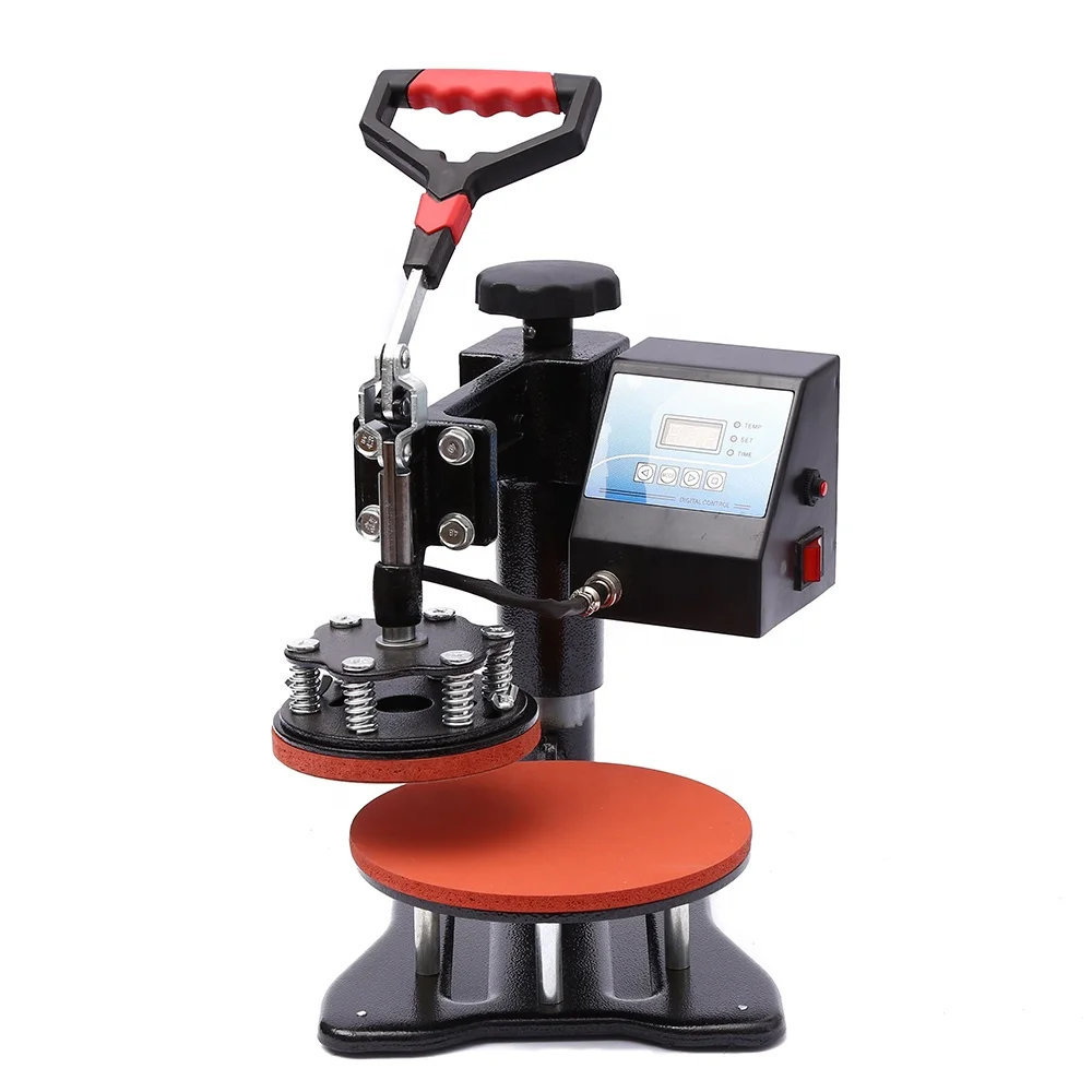 2019 new design plate heat press machine cap press  hot transfer hat plateprinting machine