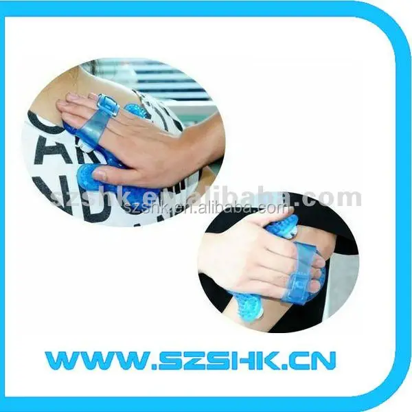 9 Metal Balls 360 Degree Rotation Hand-hold Roller Rolling Joint Massage Glove Manual Beautifying Legs Body Care Massager