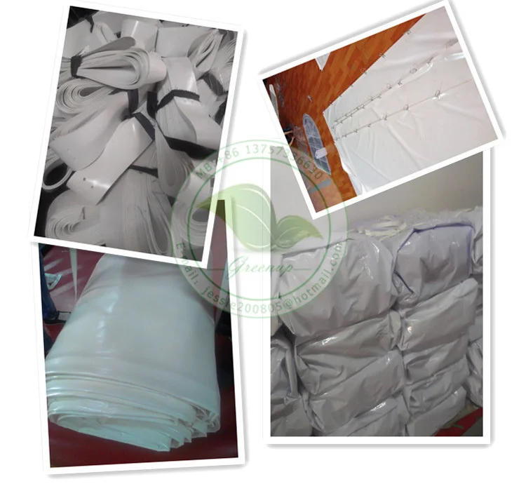 
High Frequency Welding 850g White Vinyl Coated Tarpaulin Pagoda Party Tent 