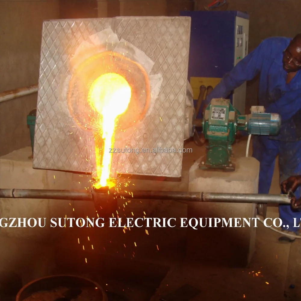 350kg Aluminum Melting Induction Furnace Waste Cans Melting furnace
