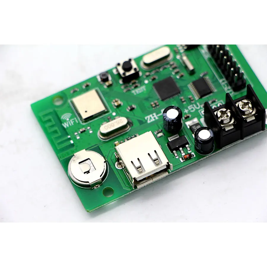 Easy Manipulation ZH-5W1 With Wireless Router Function P10 LED Display Controller Cards