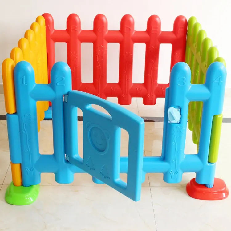 Multiple sizes plastic children play area fence baby game fence