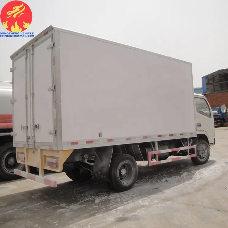 3-5ton RHD freezer van truck, refrigerated box truck, dongfeng freezer van for sale