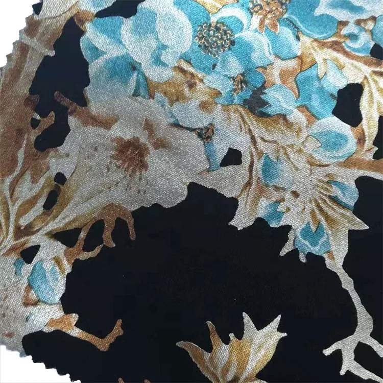 Fashion Style 3D Foil Polyester Spandex Print Scuba Knit Fabric For Trousers