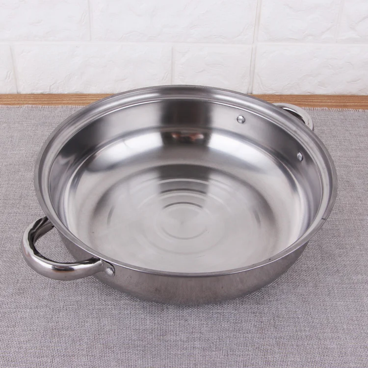 2 in 1 Steamer Pot with Visible Glass Lid Wholesale Factory Price Stainless Steel Steamer Pot