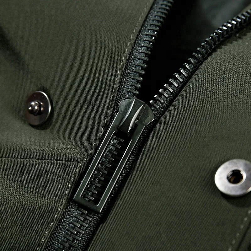 Latest Design Hooded Autumn Winter Fashion Long Mens Slim Fit Korean Jackets