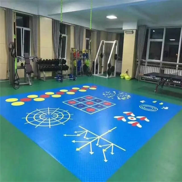 Anti Bruise PVC colorful vinyl kids play area flooring custom design
