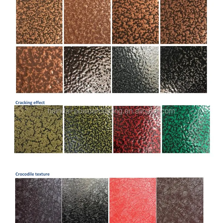 
Metallic antique gold powder paint spray wrinkle texture powder coating 