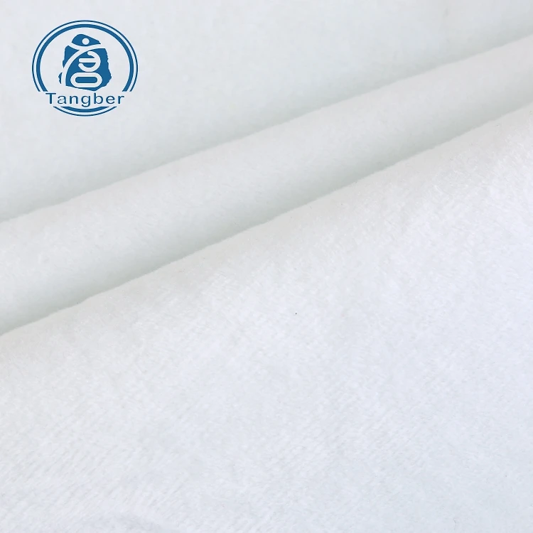 Latest design polyester spandex blend bullet bonded super soft fleece fabric for cloth
