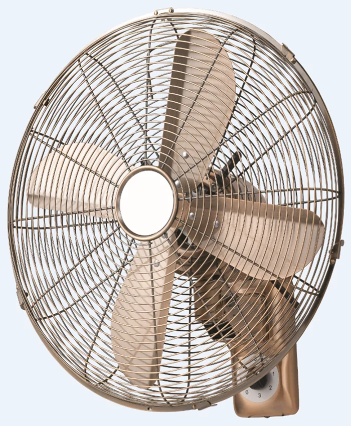 Metal Wall Mounted Fan/Ventilador De Pared/Electric Oscillating Deluxe Vintage /Home Appliances Air Circulator