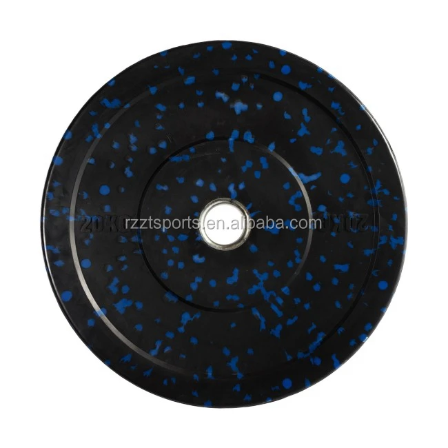 
fitness color fleck hitemp bumper plates 